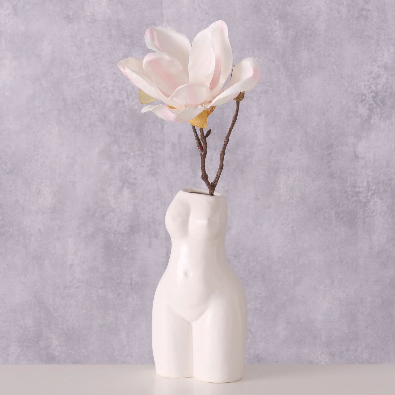 Vase AURICE 17 cm weiß