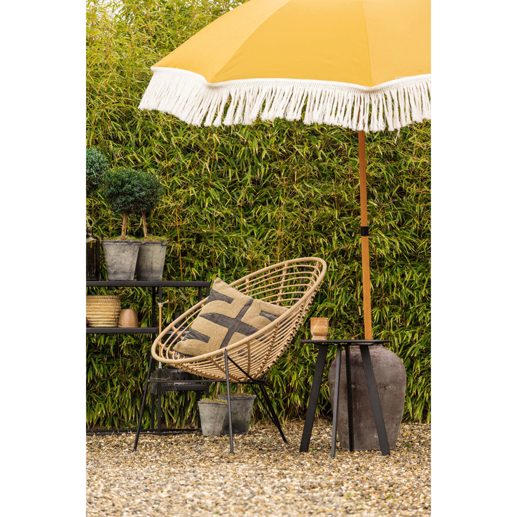 Outdoor Loungetisch FER 40 cm schwarz