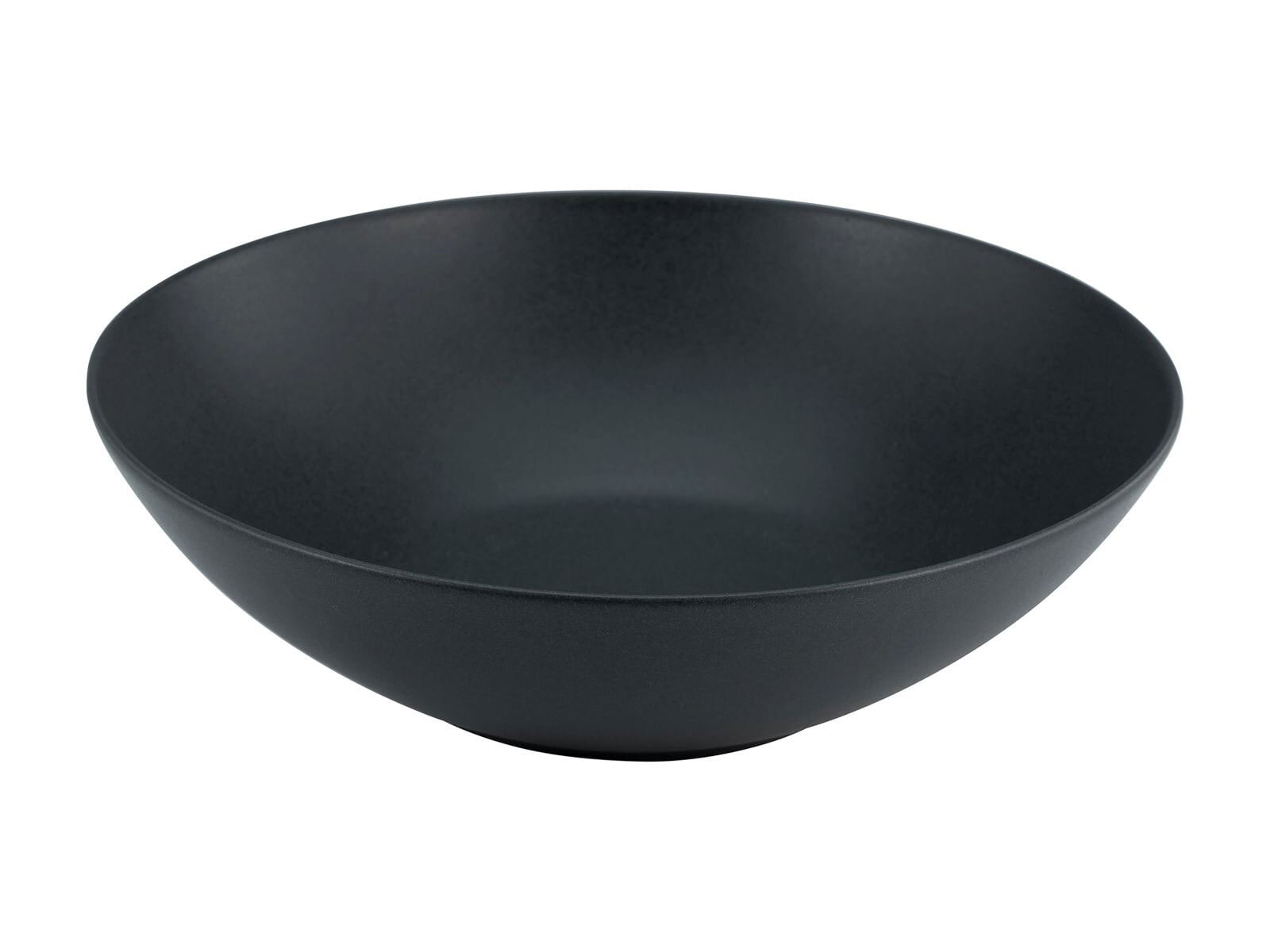 CreaTable Salatschüssel SOFT TOUCH 4er Set schwarz matt