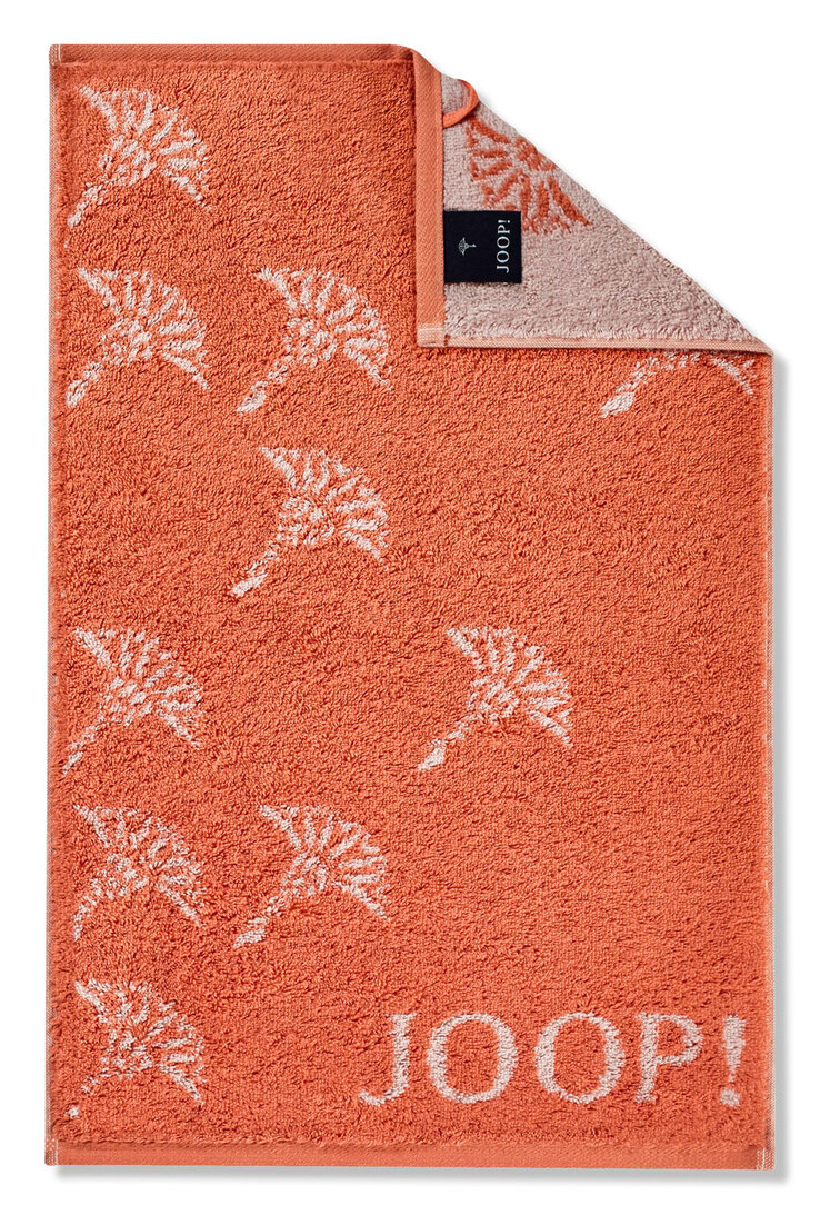 JOOP! Gästehandtuch MOVE FADED CORNFLOWER 30 x 50 cm apricot