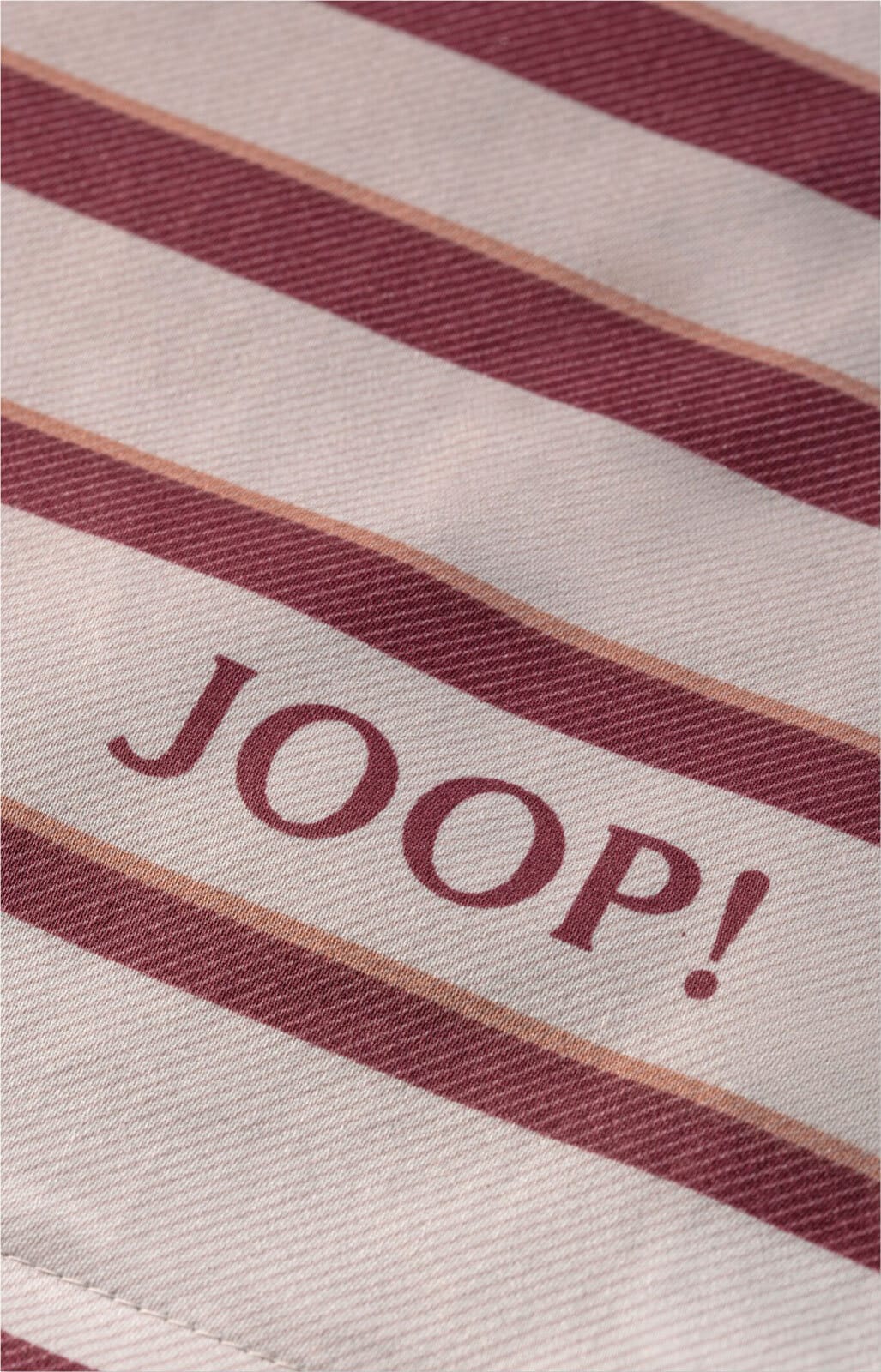 JOOP! Mako-Satin-Bettwäsche SHUTTER 135 x 200 cm rouge
