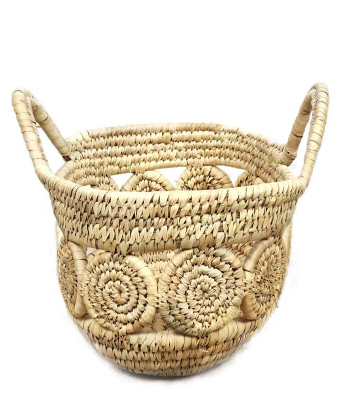 Aufbewahrungskorb GRAS 25 x 32 cm naturfarbig
