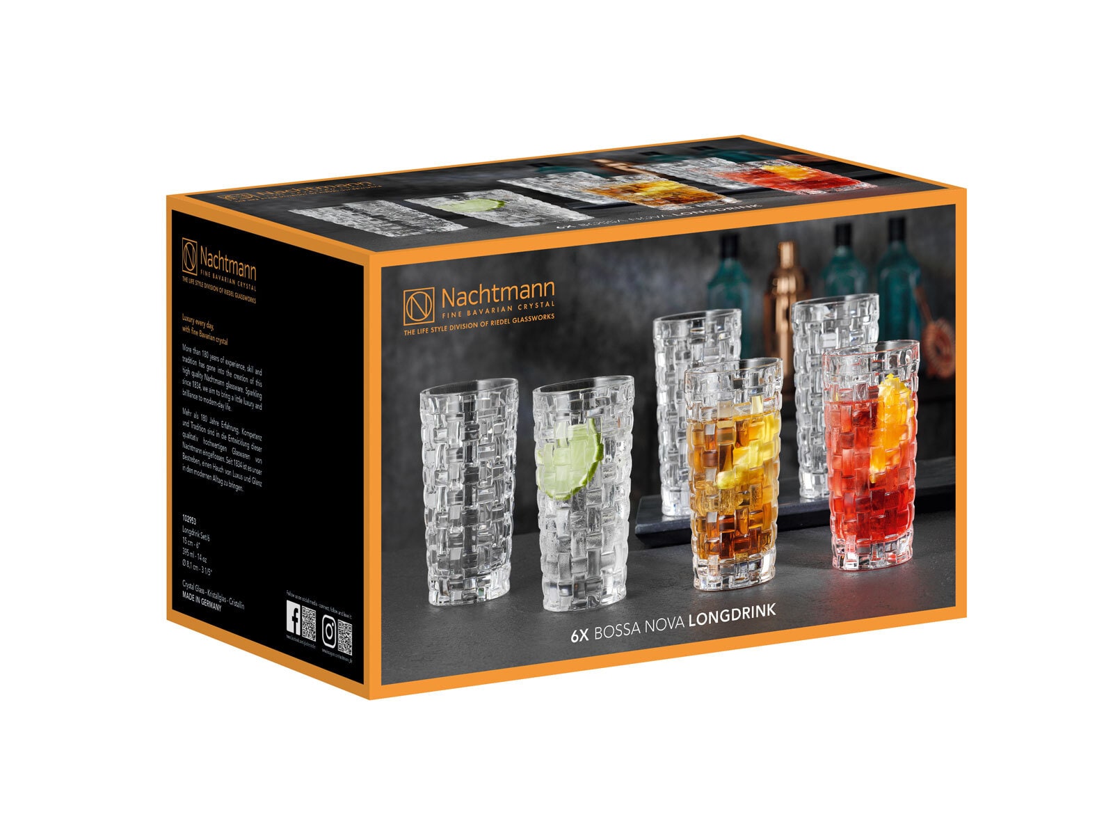 Nachtmann Longdrinkglas BOSSA NOVA 6er Set