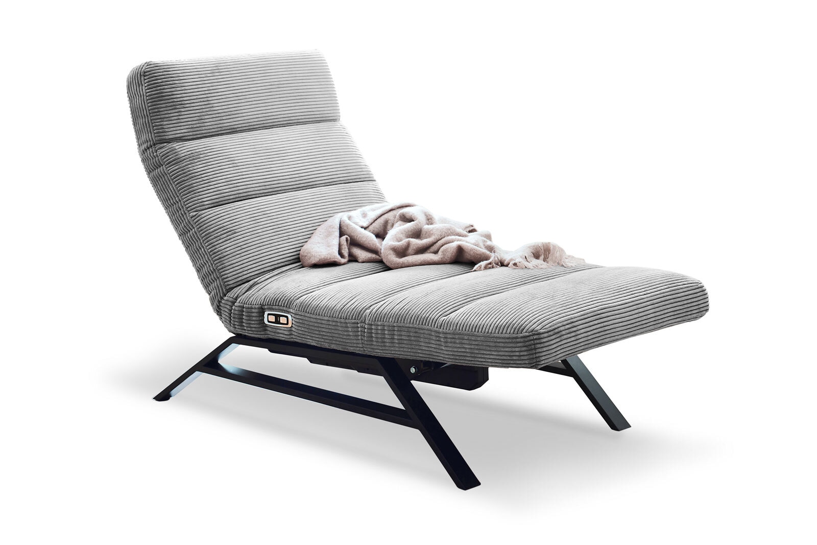 Ole Gunderson Relaxliege KARLSSON Cord darkgrey