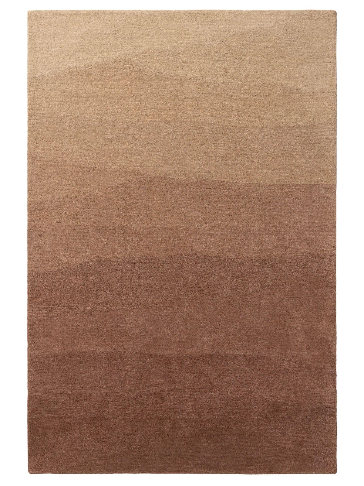 benuta pure Wollteppich DAWN 160 x 230 cm terracotta