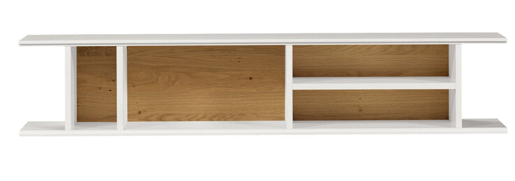 now! by hülsta Wandregal EASY Baukasten Natureiche