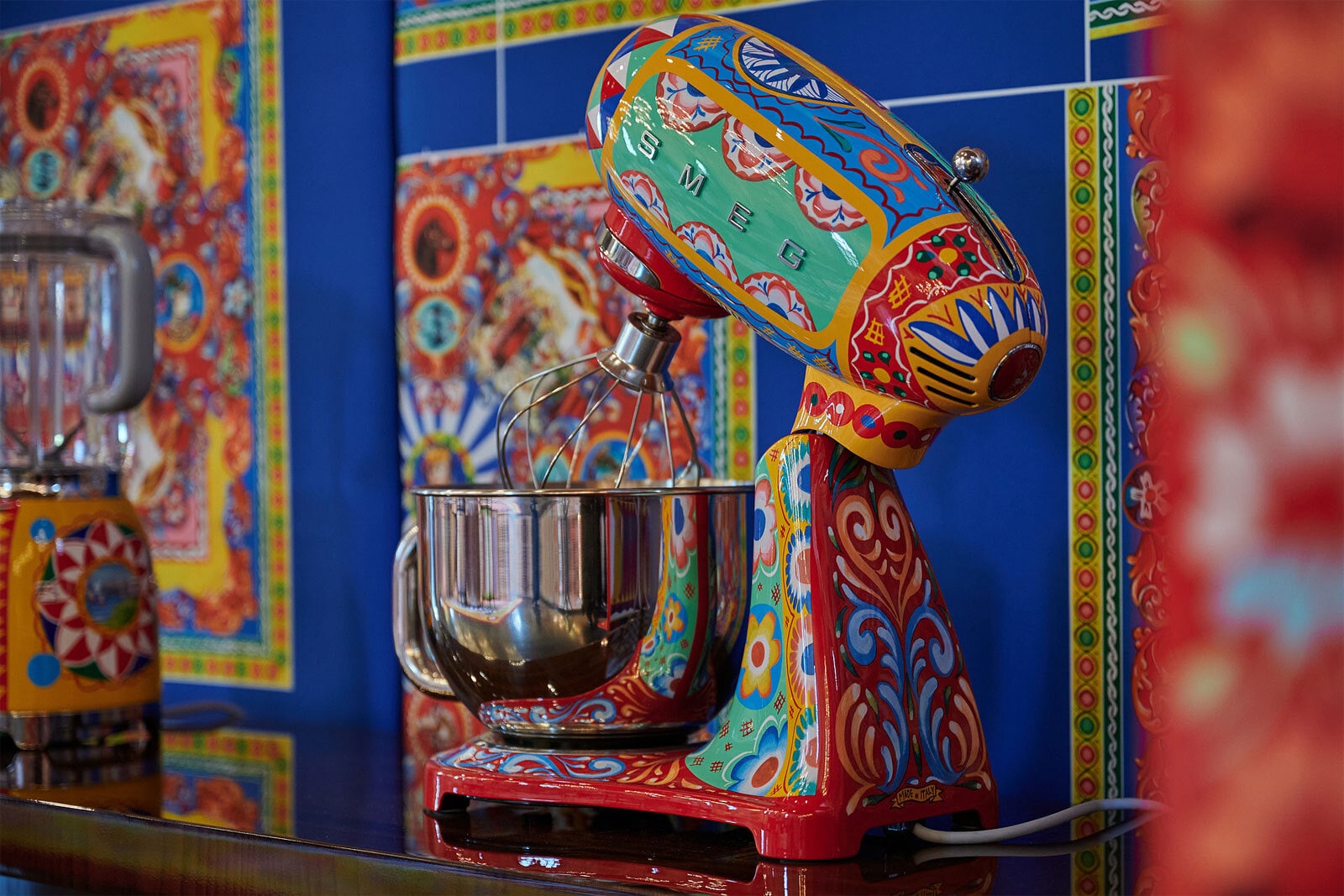 SMEG - Dolce & Gabbana Küchenmaschine Retro bunt