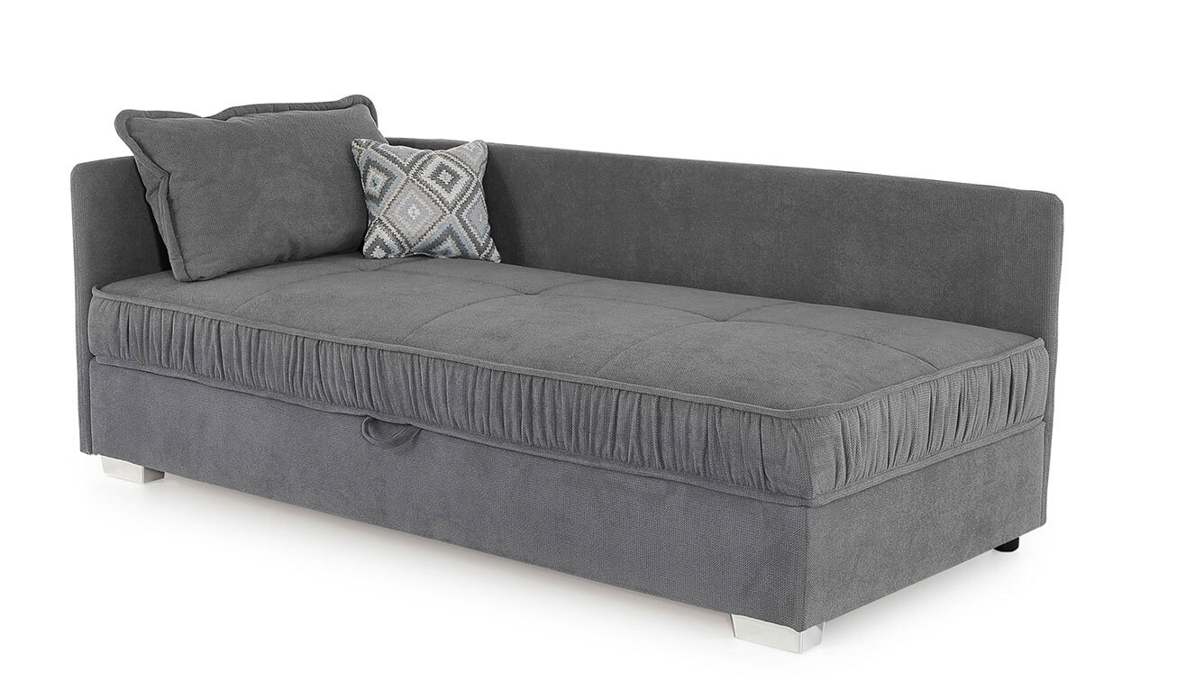 Schlafsofa LINA 207 cm grau