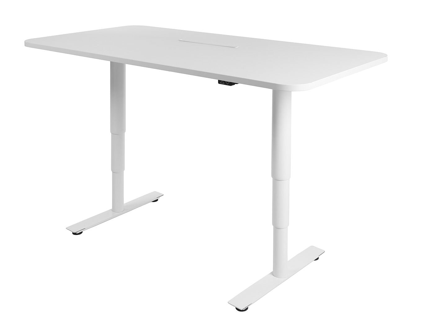 Topstar höhenverstellbarer Schreibtisch 160 cm weiß