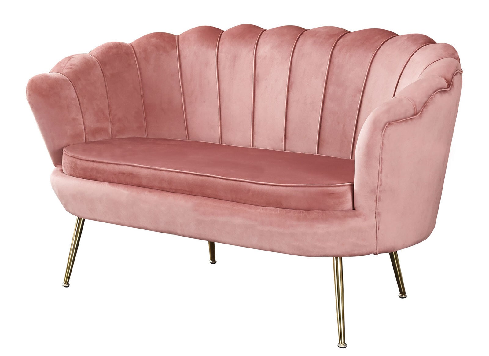 Sofa 2-Sitzer rose