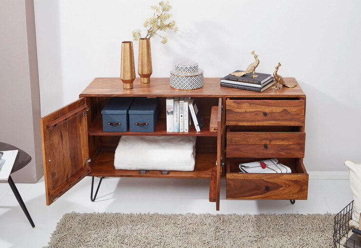 Sideboard 145 x 75 cm braun