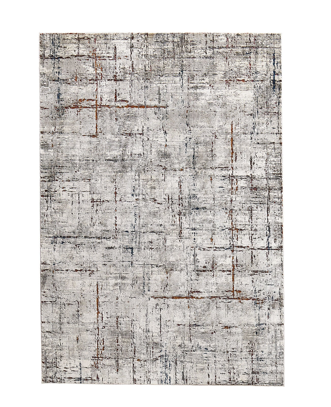 Webteppich BASEL 160 x 230 cm grau