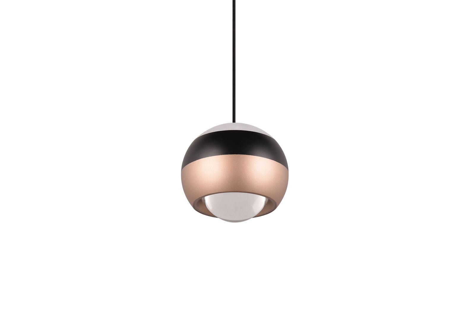 TRIO LED Pendelleuchte TRS ORBIT 15 cm schwarz /coffee