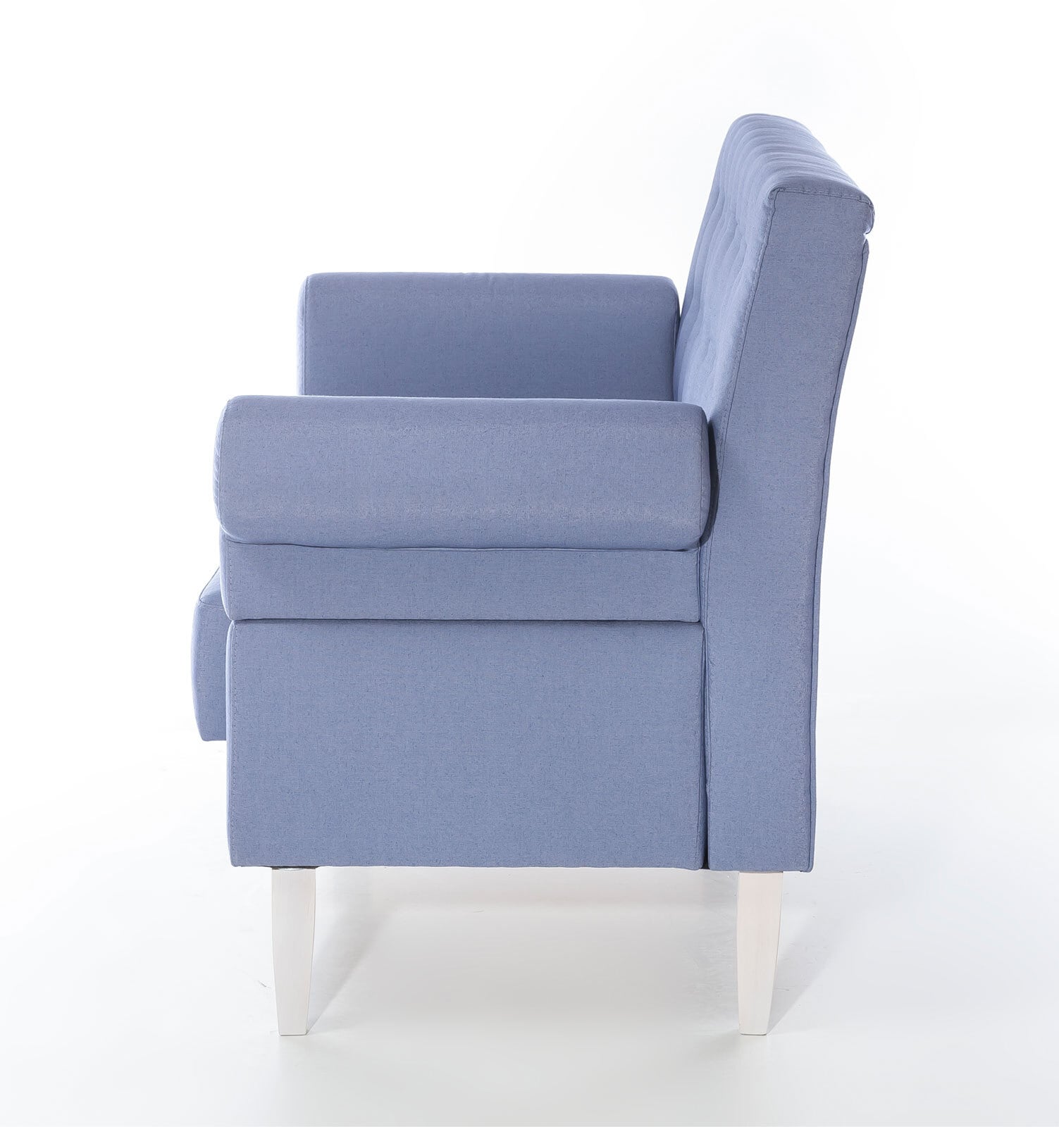 Sofa SAN BIAGIO 2-Sitzer blau/ weiß