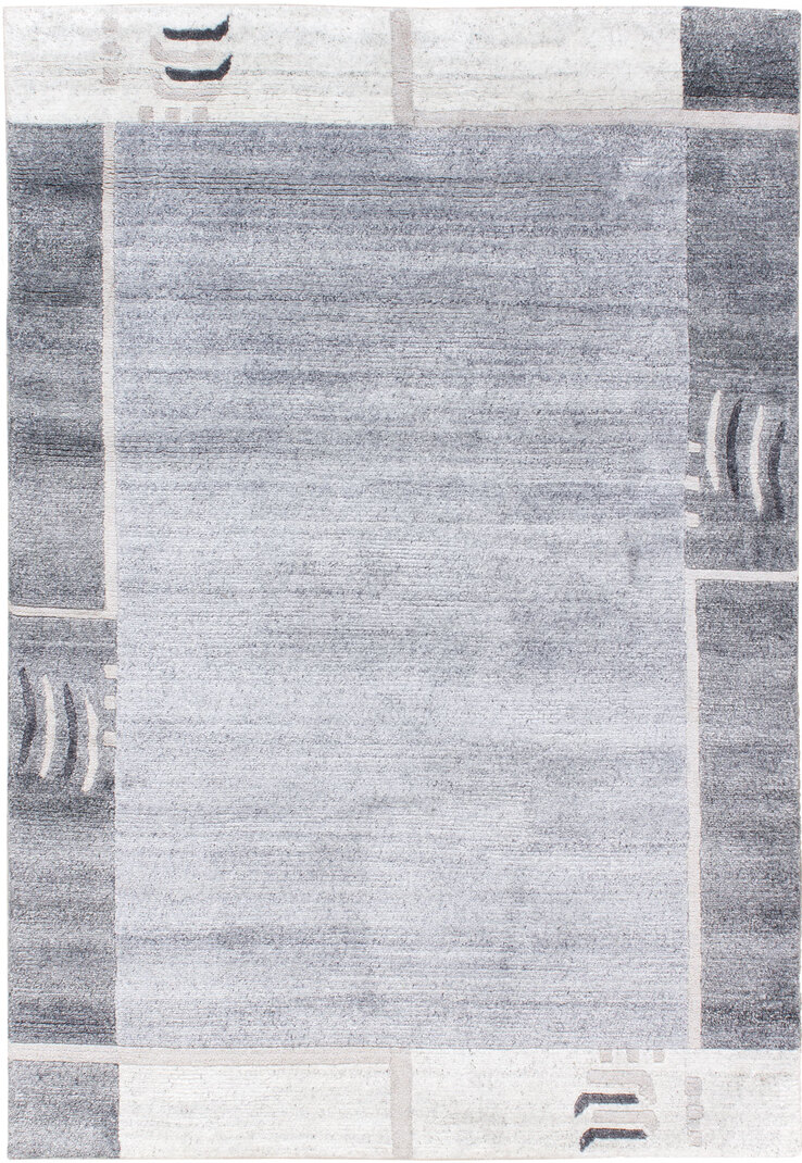 Nepalteppich INDO NEPAL KHANGRI 170 x 240 cm grau