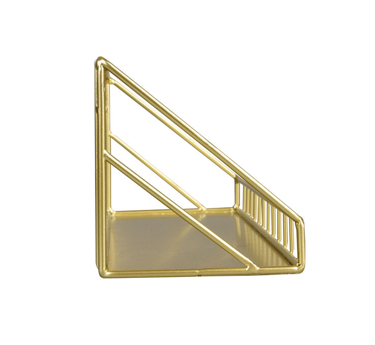 Wandregal KATJA 45 x 11 cm goldfarbig