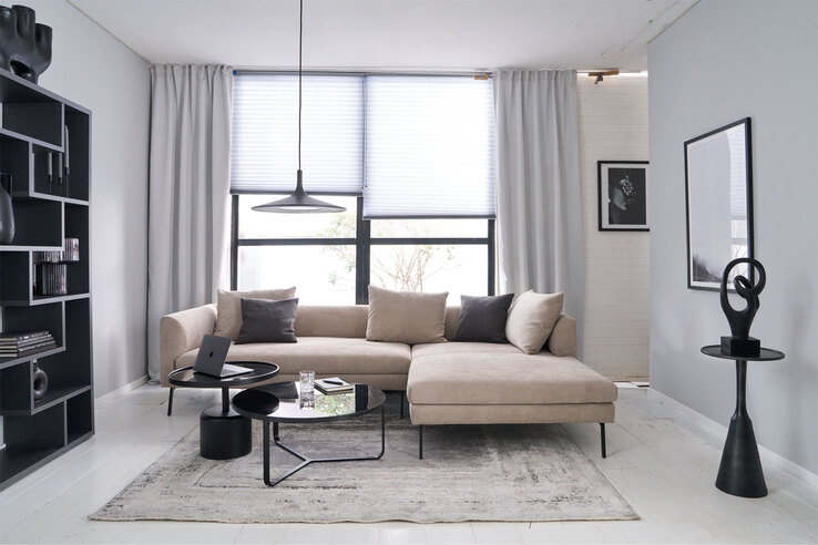zuiver Couchtisch PIERRE 60 x 45 cm schwarz