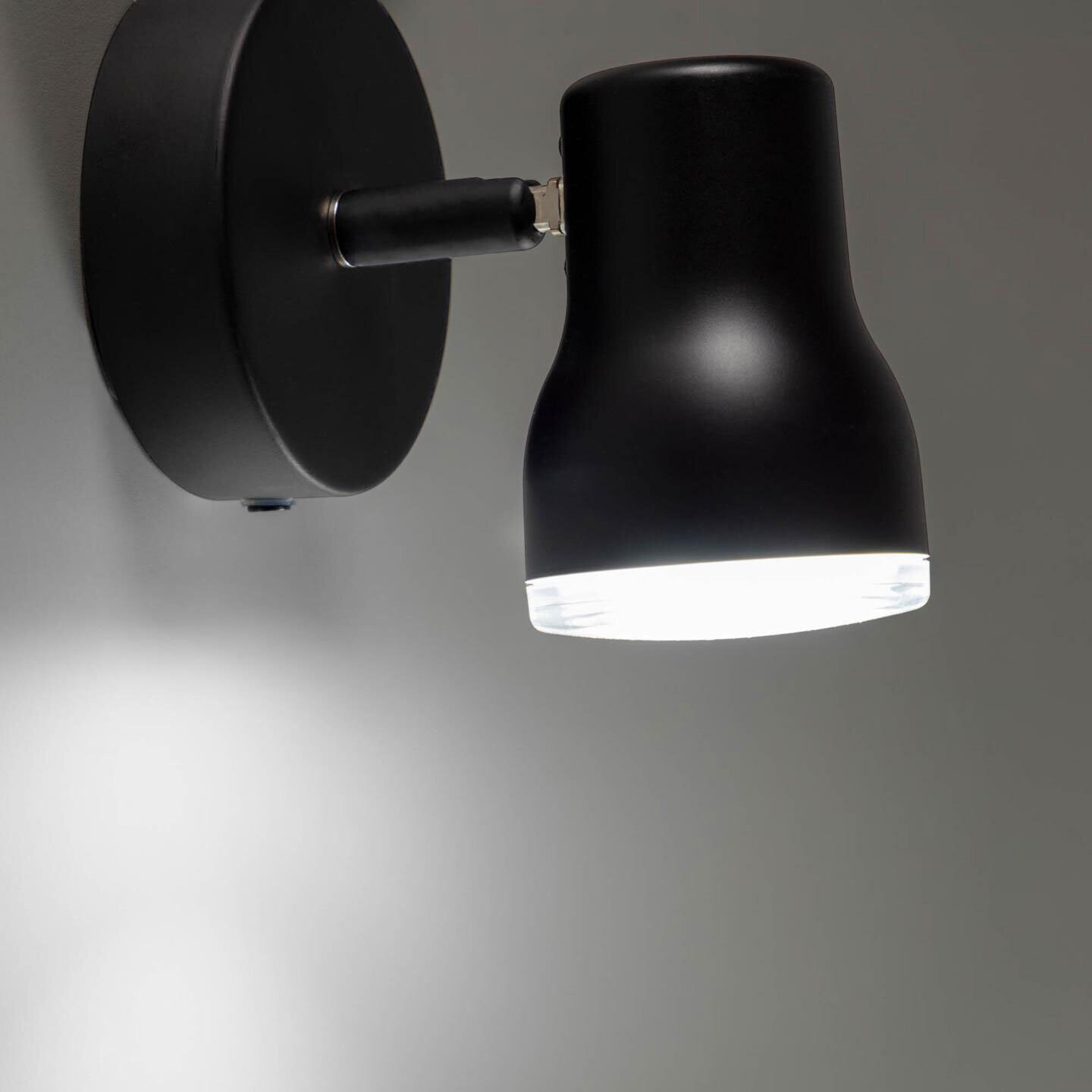 Kave Home Retrofit Badlampe Wand TEHILA schwarz