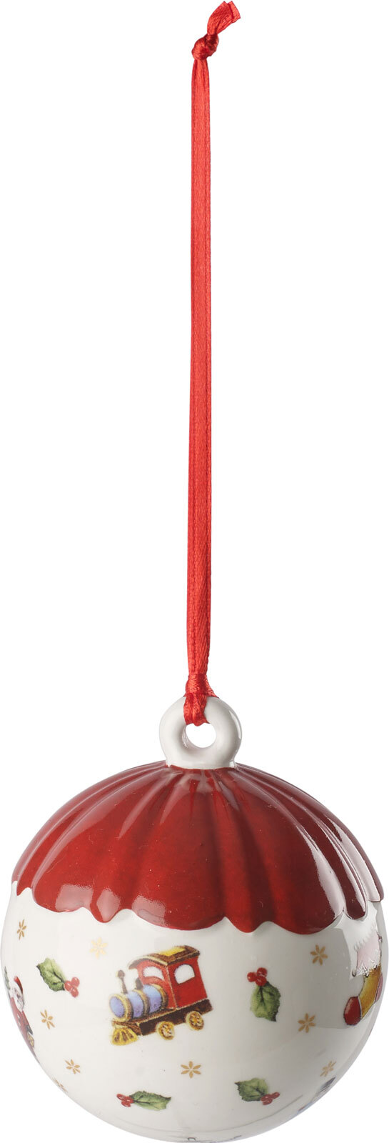Villeroy & Boch Weihnachtskugel TOYS DELIGHT DECORATION 6 cm rot mit Motiv