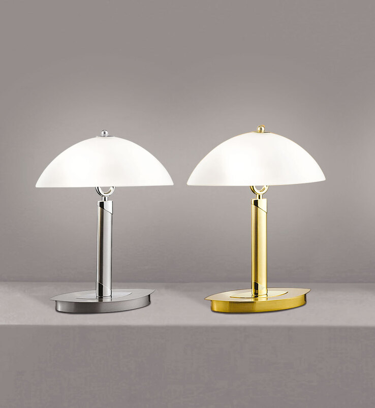 casaNOVA Retrofit Tischlampe OXFORD IV nickelfarbig