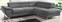 Ecksofa HALLS CREEK mit Schlaffunktion links 260 x 207 cm Stoffbezug stonegrau