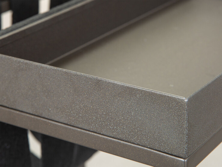 Beistelltisch TILL 35 x 40 cm Metall Anthrazit