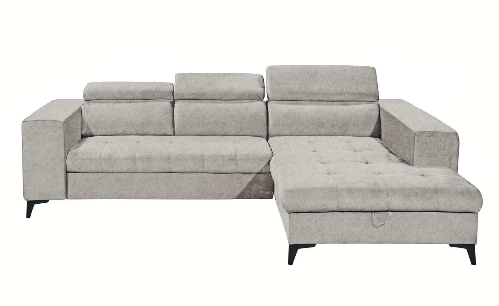 Ecksofa LIV'IN PRAG 282 x 195 cm grau