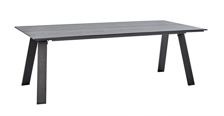 Garden FLAIR Gartentisch TINA 220 x 100 cm schwarz