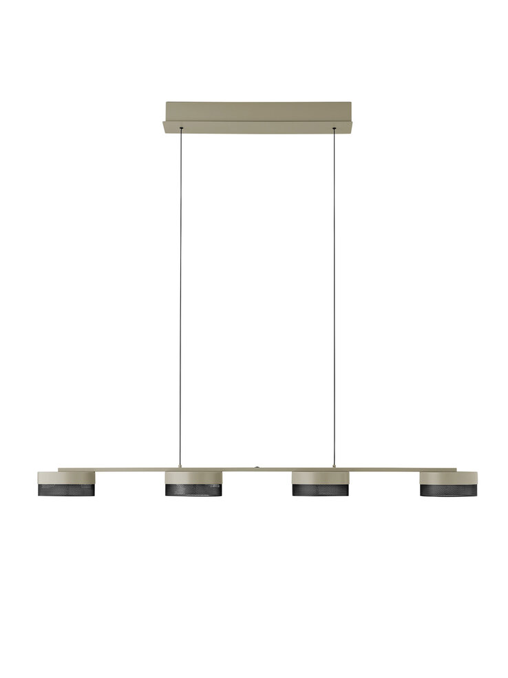 HELL LED Balkenpendel MESH sand /schwarz