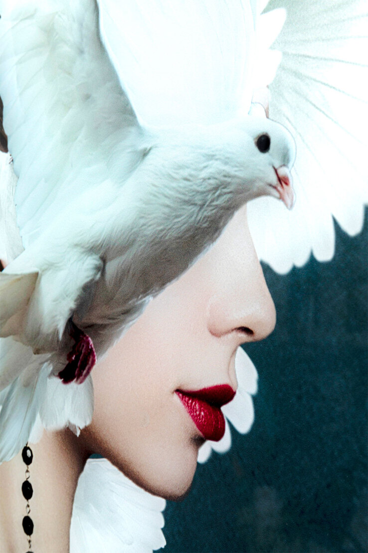 KARE DESIGN Bild MOTHER OF DOVES petrolblau
