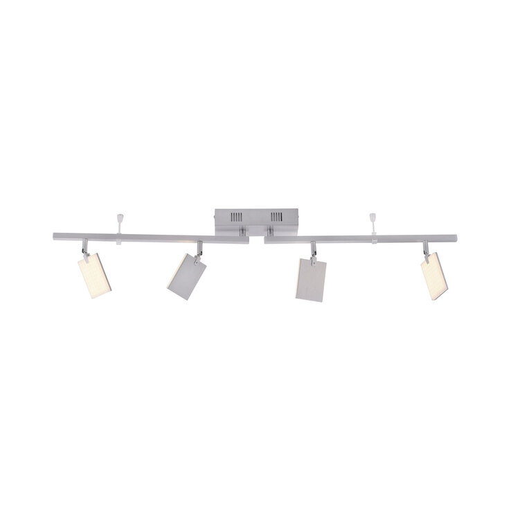 Paul Neuhaus LED Deckenlampe mit 4 Spots PURE-MIRA alufarbig
