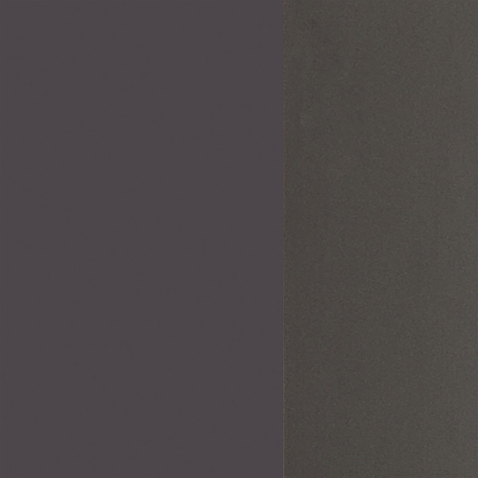 Waschtisch DAVOS 90 x 61 cm rechts mit Schubkästen Graphit matt/ Wotan Eiche