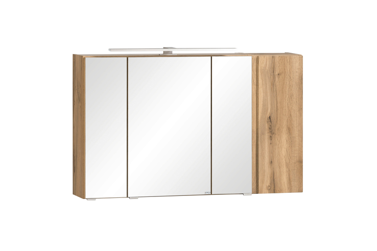 Badkombination GENT weiß/braun 105cm