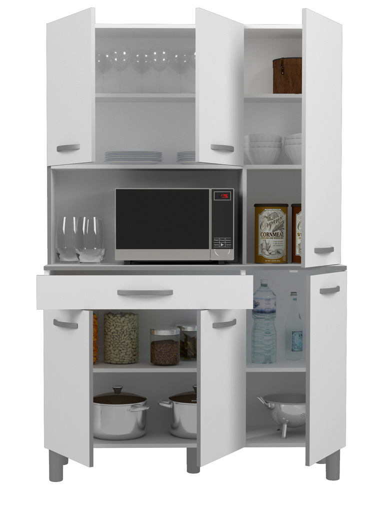Parisot Buffet Schrank SEASON 120 x 185 x 40 cm weiß