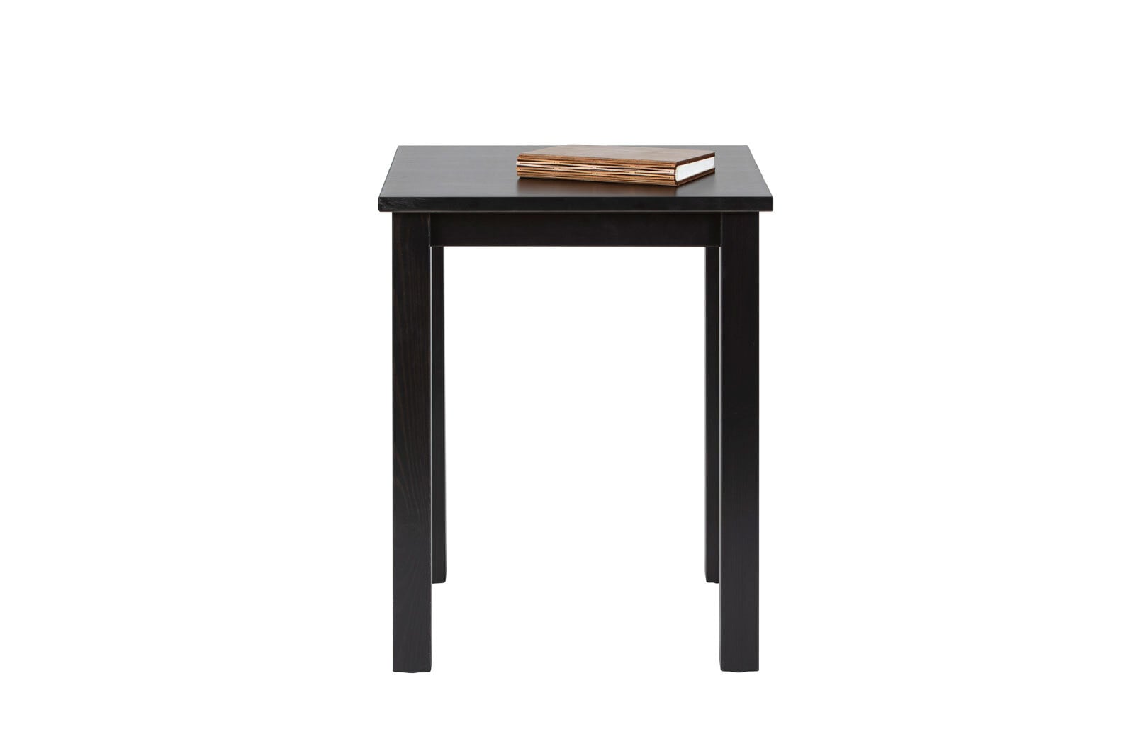 Beistelltisch MICHAEL 45x55x45 cm Massivholz schwarz