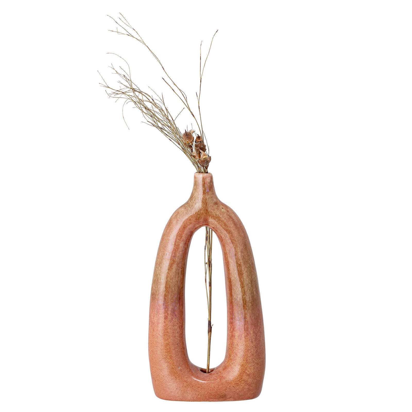 Bloomingville Vase BALDRIAN 24,5 cm orange