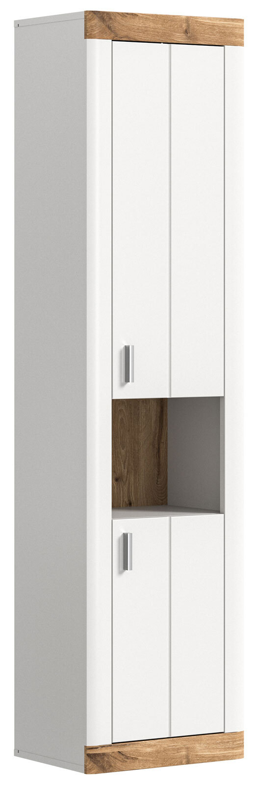 Hochschrank LAREDO 45 x 172 cm Weiß/ Eiche