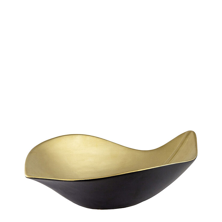 Fink Dekoschale SIBELL 10 cm schwarz-gold
