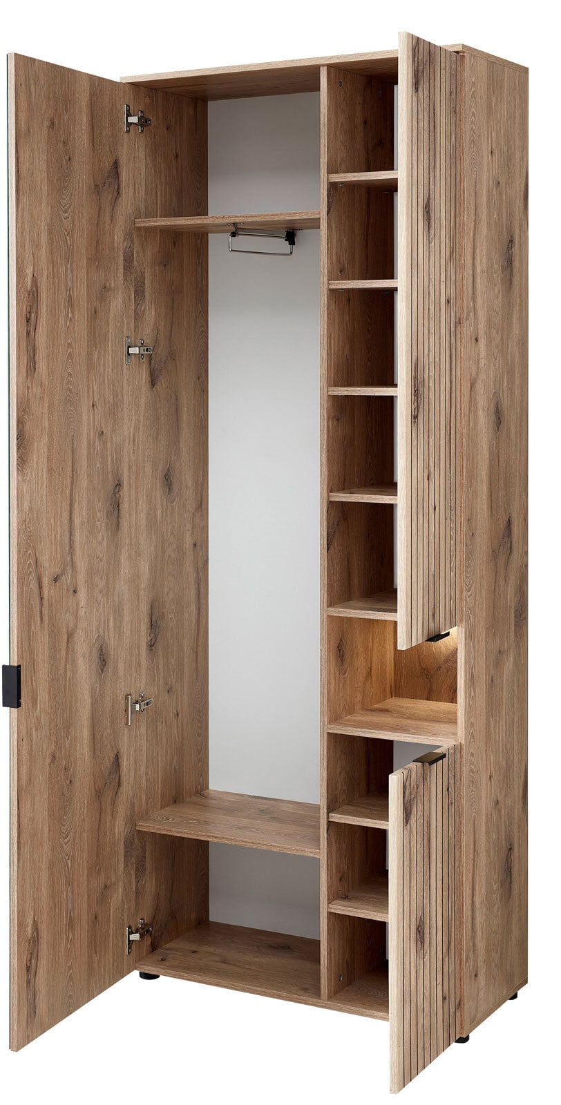 vito Garderobenschrank SENYO 82 x 204 cm Viking-Oak Nature-Dekor