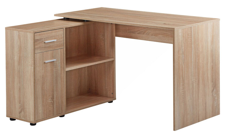 Winkelschreibtisch 120 x 106,5 cm Sonoma Eiche