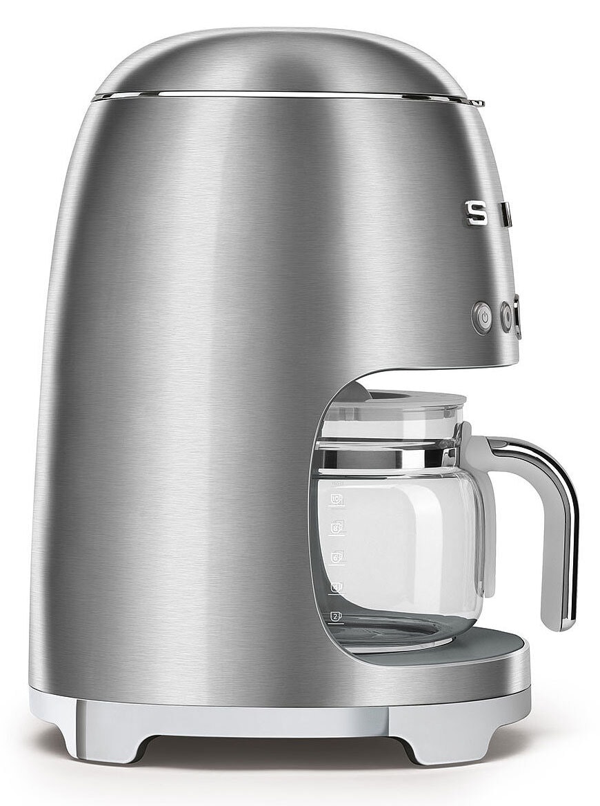 SMEG Filter-Kaffeemaschine chromfarbig