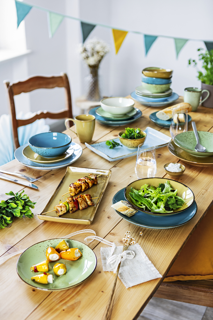 CreaTable Dessertteller NATURE COLLECTION balticblau