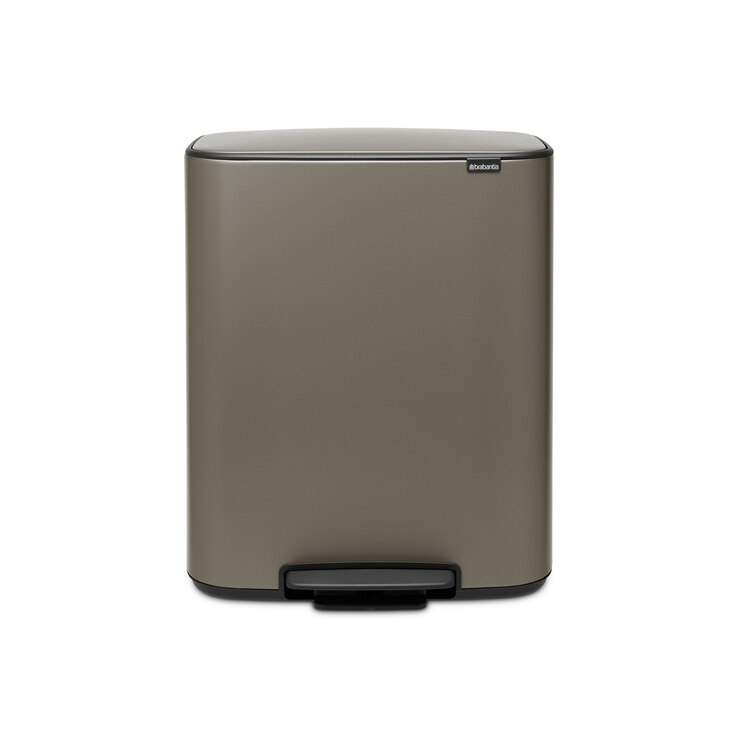 brabantia Treteimer BO 2 x 30 Liter platinum