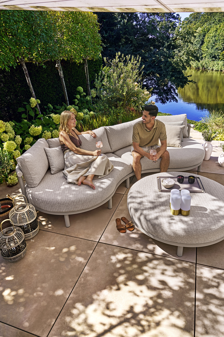 Garden FLAIR Living Gartenlounge REDA 3-teilig taupe