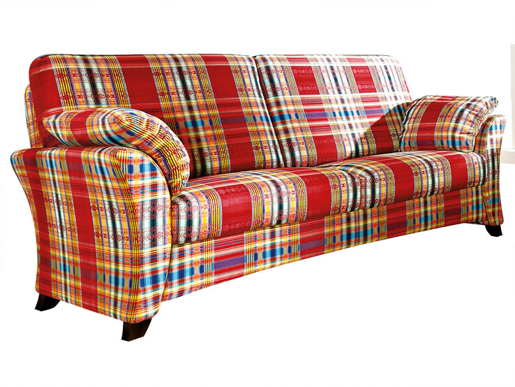 SCHRÖNO Sofa 3-Sitzer SYDNEY Stoffbezug kariert