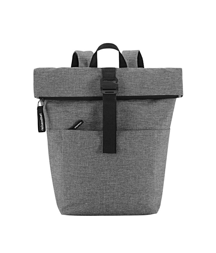reisenthel Rucksack ROLLTOP BACKPACK Twist silver/hellgrau