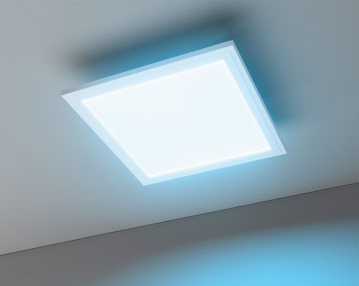 casaNOVA Smart Home CCT LED Deckenlampe COLORES 30 x 30 cm weiß