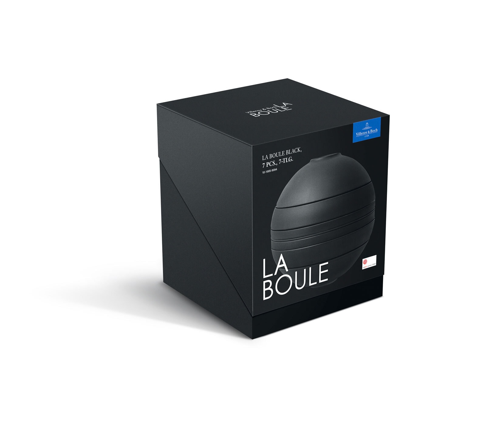 Villeroy & Boch Tafelservice ICONIC LA BOULE 7-teilig schwarz