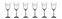BOHEMIA SELECTION Rotweinglas ROMANCE 6er Set - je 350 ml