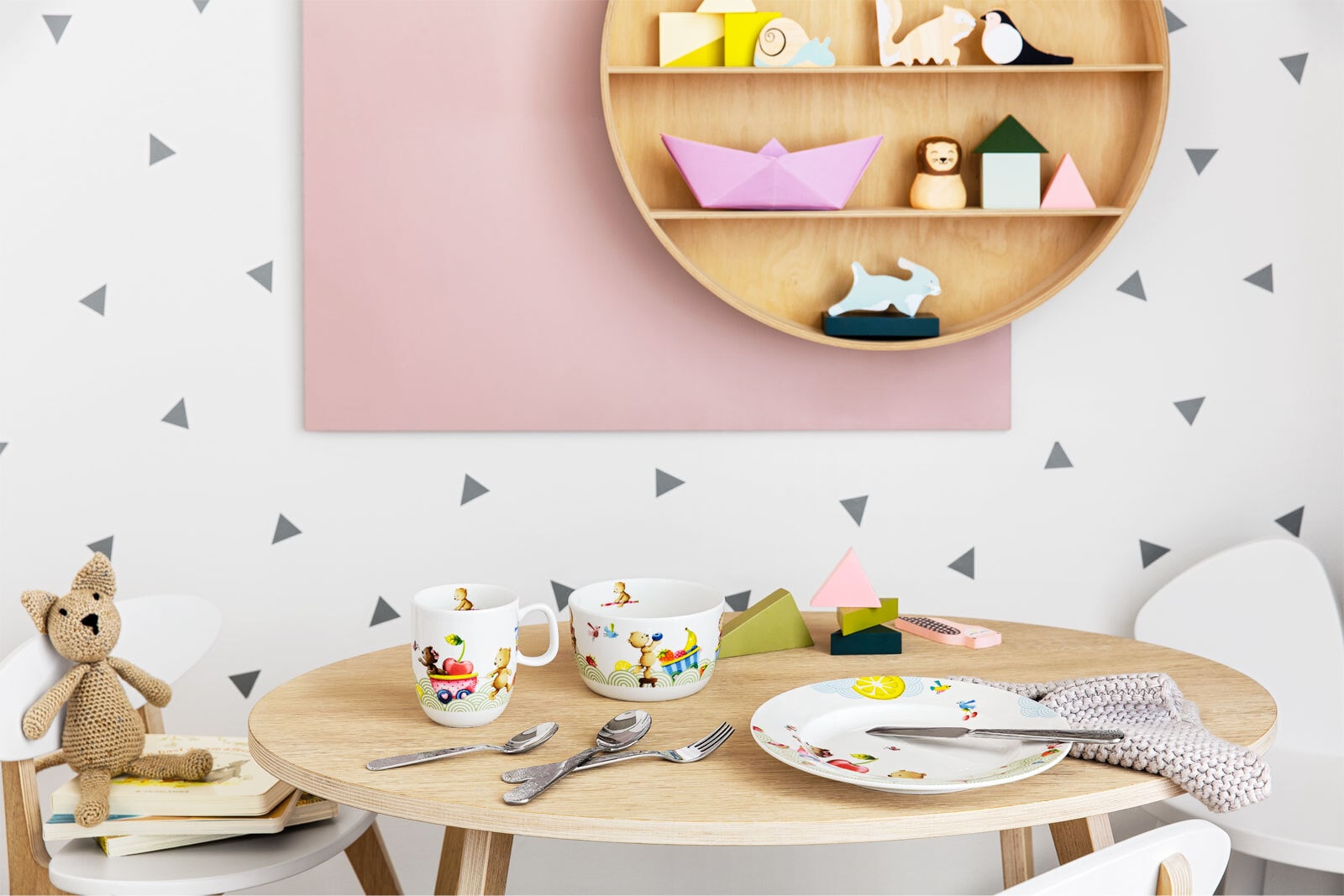 Villeroy & Boch Kindergeschirrset HUNGRY AS A BEAR 7-teilig mehrfarbig